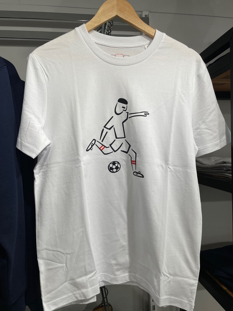 T-shirt Le Footballeur (S, Blanc)